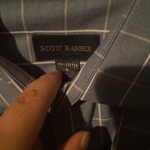 Scott barber blue and white